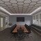 Ekena Millwork 40 12W x 23 38H x 38T Small Westmore Decorative Fretwork Wood Ceiling Panels, Walnut CELW41X23X0375WSTWA - alternate 2